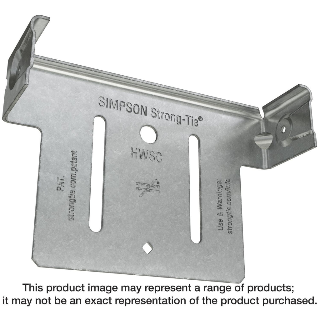 Simpson Strong-Tie HWSC6-KT HWSC 5-3/4-in. Head-of-Wall Slide-Clip Connector w/ Screws, 50-Pack