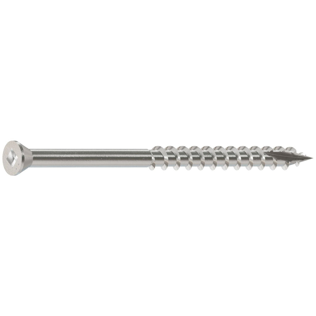Simpson Strong-Tie S07250FB1 Trim-Head Screw, Square Drive, #7 x 2-1/2-in. #1 SQ, Type 305, 1-lb.