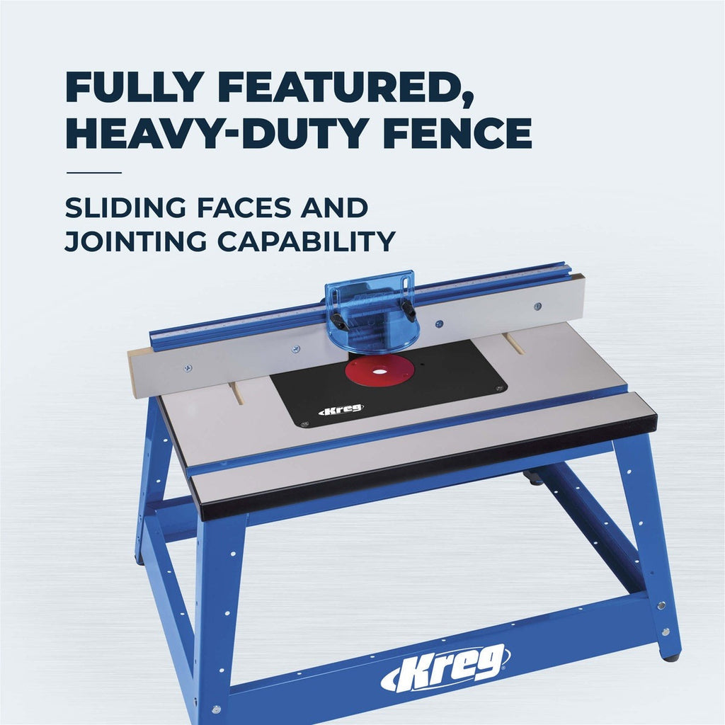 Kreg Precision Benchtop Router Table with Aluminum Fence and Insert Plate (PRS2100)