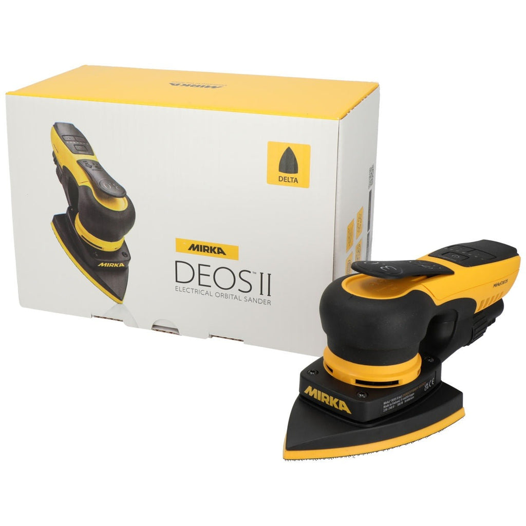 Mirka DEOS II 663X Corded Delta Orbital Sander for Corners and Profiles