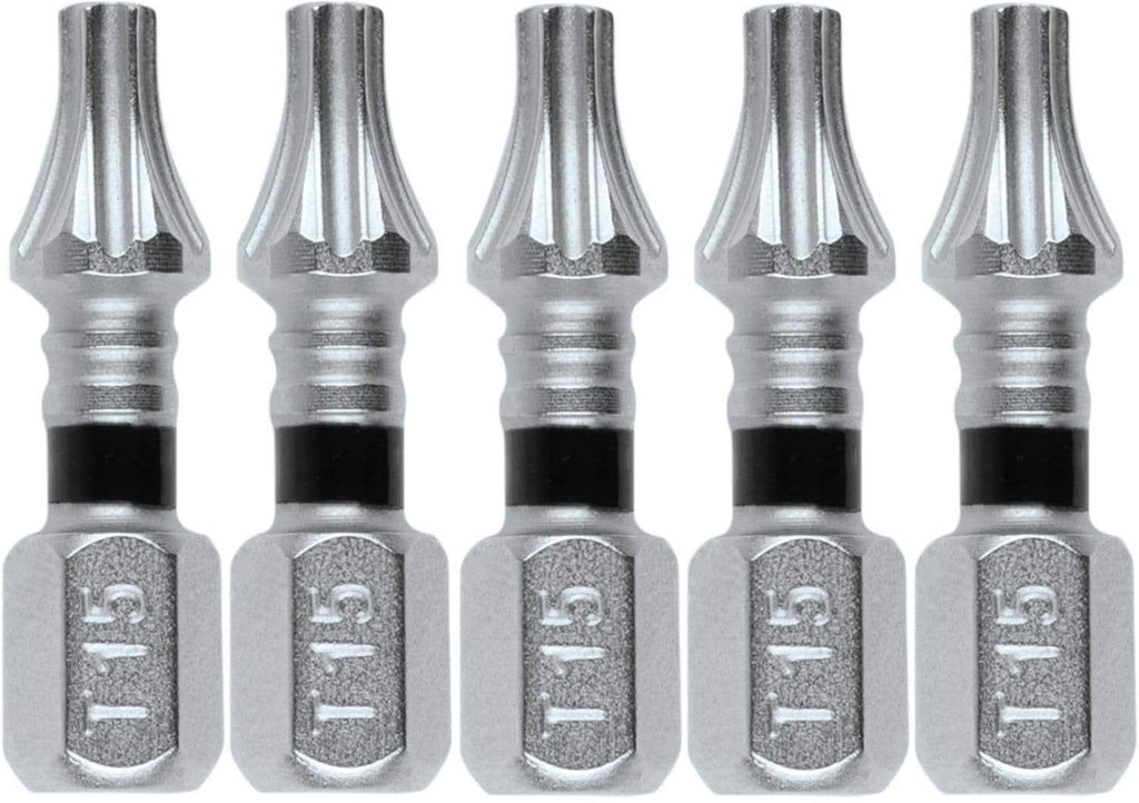 Makita E-00614 Impact XPS T15 Torx 1" Insert Bit, 5/pk