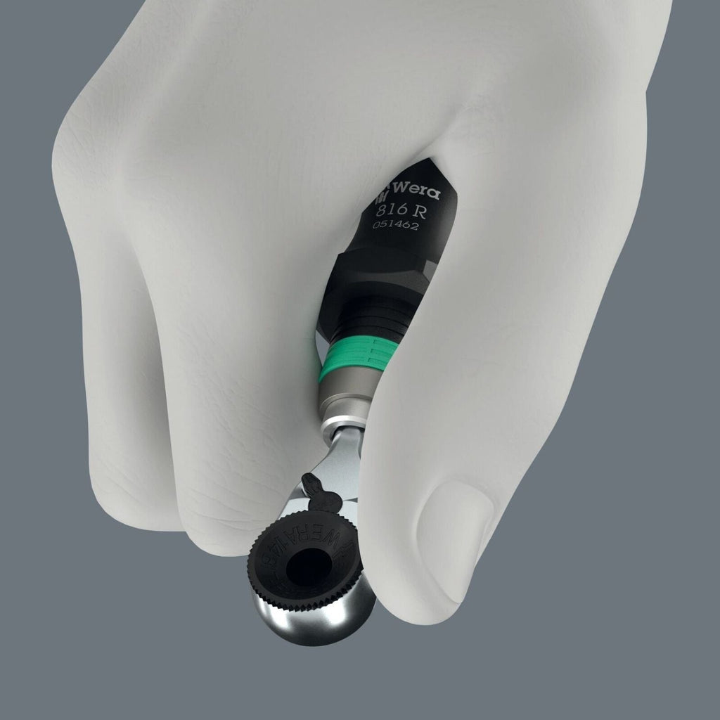 Wera 8011 Zyklop Mini 4 Bit Ratchet, 1/4-in., 1/4-in.x50-mm.