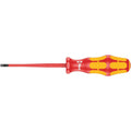Wera 160 Is VDE Insulated Screwdriver With Reduced Blade Diameter For Slotted Screws, 0.8x4x100-mm.