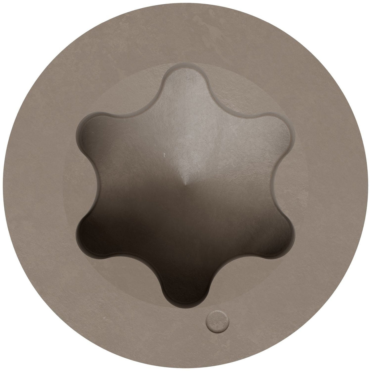 Simpson Strong-Tie T07162FT70GR01 Trim-Head Screw, 6-Lobe Drive, #7 x 1-5/8-in. T-15 Type 316, Gray 01, 70-Pack