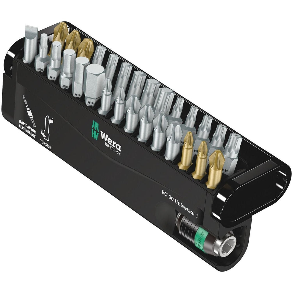 Wera Bit-Check 30 Universal 1, 30-Pieces