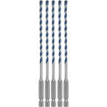 Bosch HCBG0205T 5-Piece 5/32" x 6" BlueGranite Turbo Carbide Hammer Drill Bits