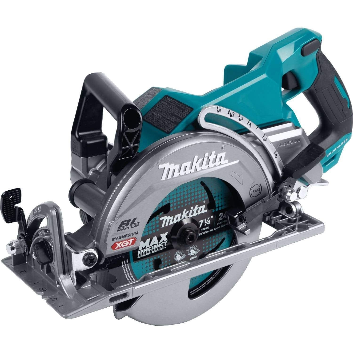 Makita GSR01Z 40V max XGT Brushless Cordless Rear Handle 7-1/4"Â Circular Saw, Tool Only