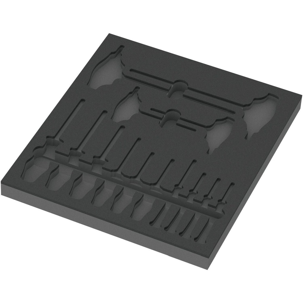 Wera 9812 Foam Insert Torx Hf Screwdriver Set 1, Empty, 344x30x392-mm.