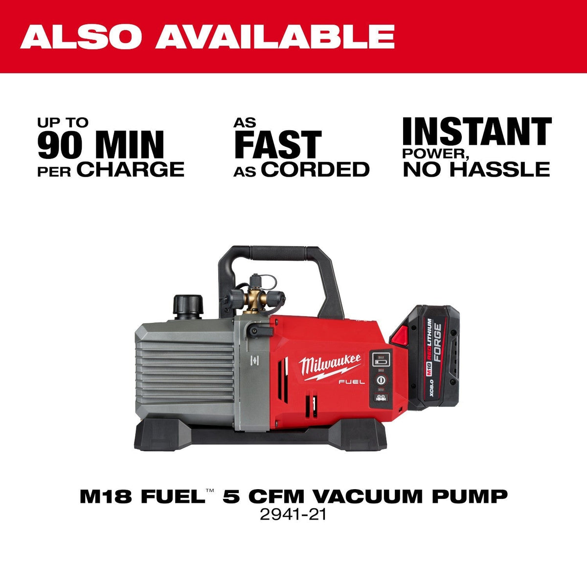 Milwaukee 2938-21 M18 Brushless Refrigerant Recovery Machine