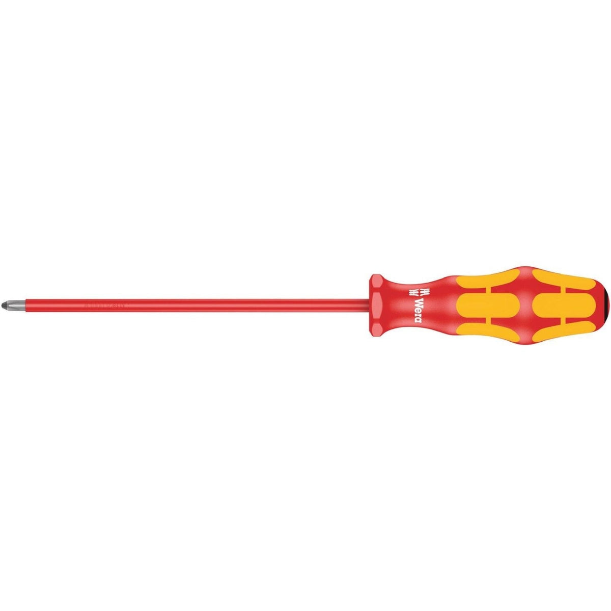 Wera 165 I Pz VDE Insulated Screwdriver For Pozidriv Screws, Pz 1x150-mm.
