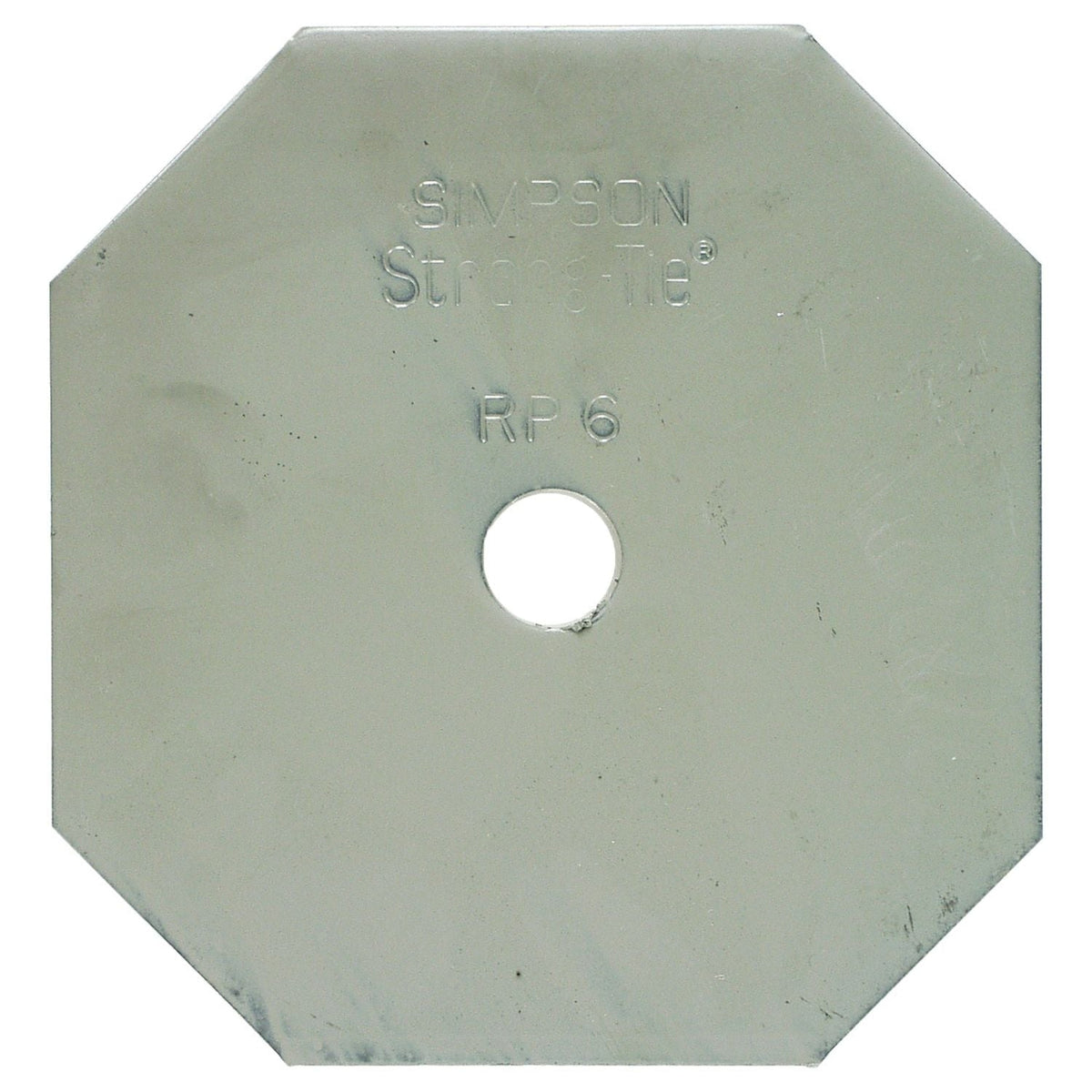 Simpson Strong-Tie RP6 RP6 3/8-in. Steel Retrofit Plate