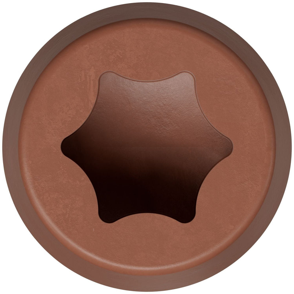 Simpson Strong-Tie DCU234TN03MB Deck-Drive DCU COMPOSITE Screw, #10 x 2-3/4-in. T20, Quik Guard, Tan 03, 1750-Pack