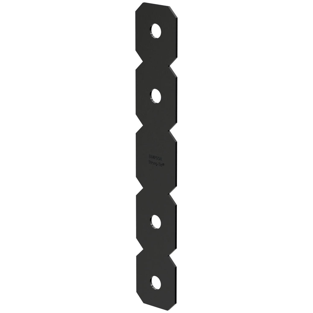 Simpson Strong-Tie OS OS 2-in. x 12-in. Black Powder-Coated Ornamental Strap