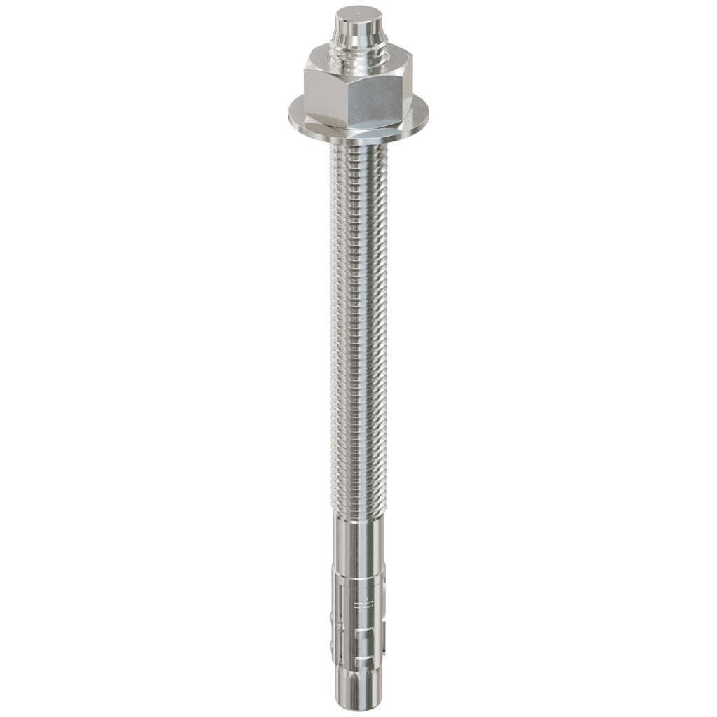 Simpson Strong-Tie STB2-62812S4F20 Strong-Bolt 2, 5/8-in. x 8-1/2-in. Type 304 Stainless-Steel Wedge Anchor, Fully Assembled, 20-Pack