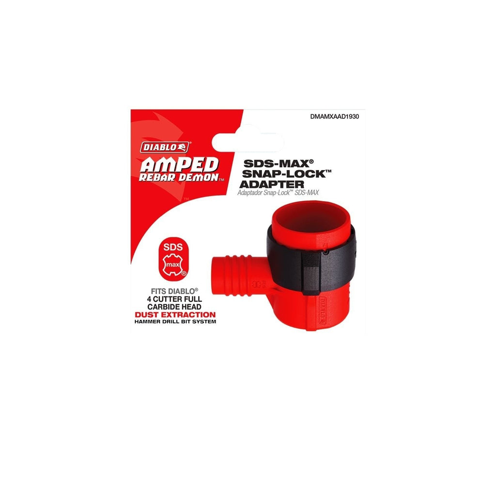 Diablo DMAMXAAD1930 AMPED Rebar Demon SDS-Max Snap-Lock Adapter