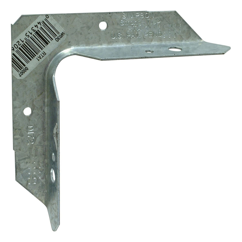 Simpson Strong-Tie RTA1 RTA 18-Gauge Rigid Tie Angle for 1x1 Joist/Post