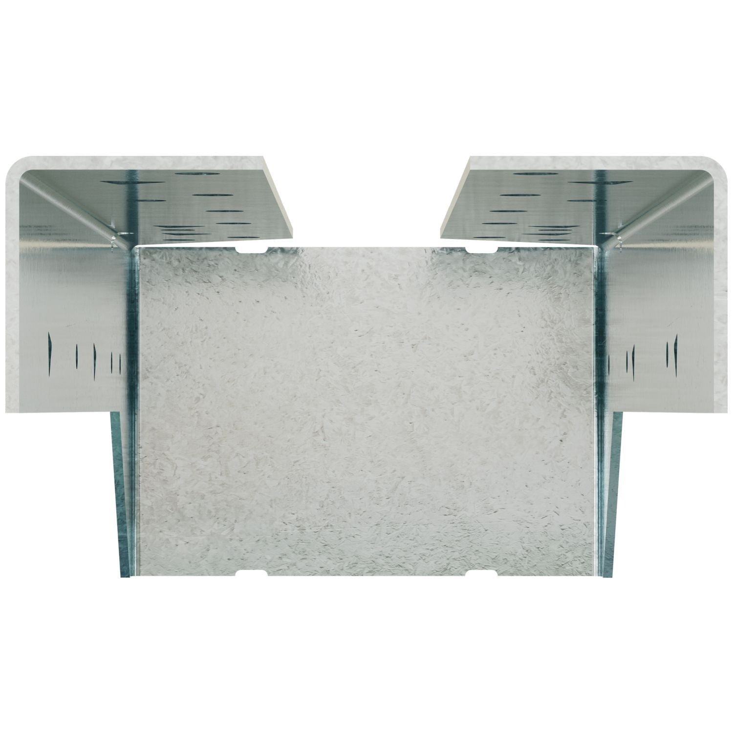 Simpson Strong-Tie HUC412Z HUC ZMAX Galvanized Face-Mount Concealed-Flange Joist Hanger for 4x12