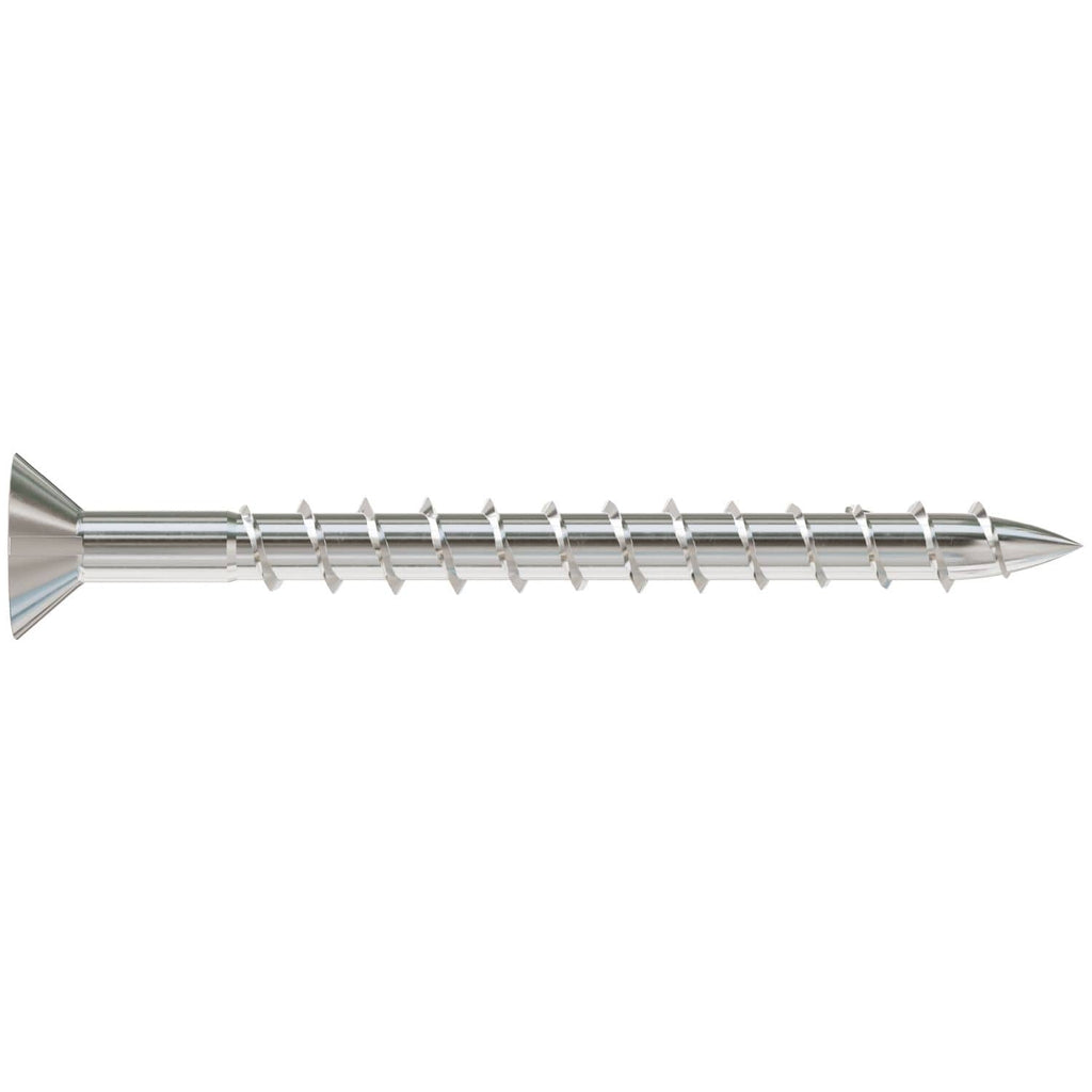 Simpson Strong-Tie T12250WP1 Strong-Drive DWP WOOD SS Screw, #12 x 2-1/2-in. T-27, Flat Head, Type 316, 1-lb.