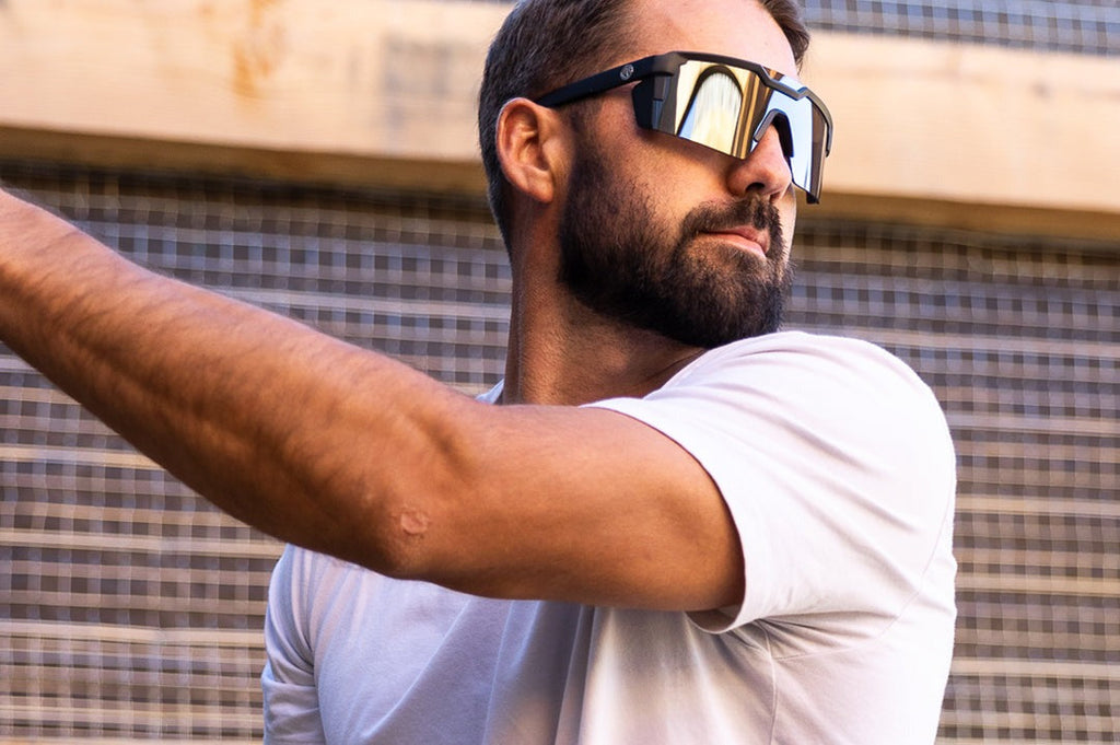 Heat Wave Future Tech Silver Z87+ Sunglasses