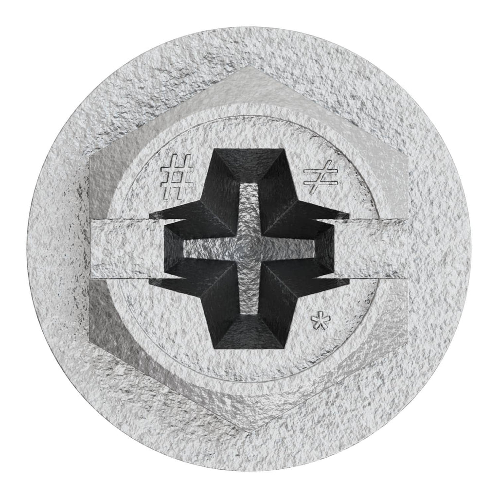 Simpson Strong-Tie TNTSS625134H Titen Turbo, 1/4-in. x 1-3/4-in. Type 316 Stainless-Steel Hex-Head Concrete and Masonry Screw, 50-Pack