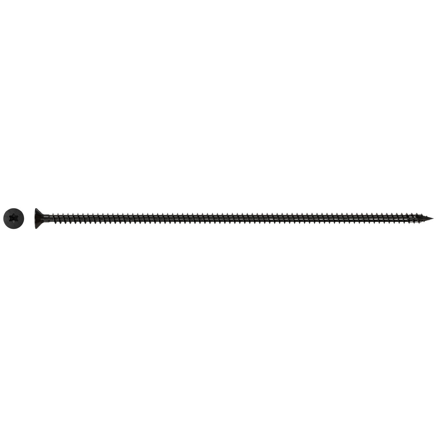 Simpson Strong-Tie SDCF10X360-R25 Strong-Drive SDCF TIMBER-CF Screw, 0.390-in. x 14-in. T50, E-Coat, 25-Pack