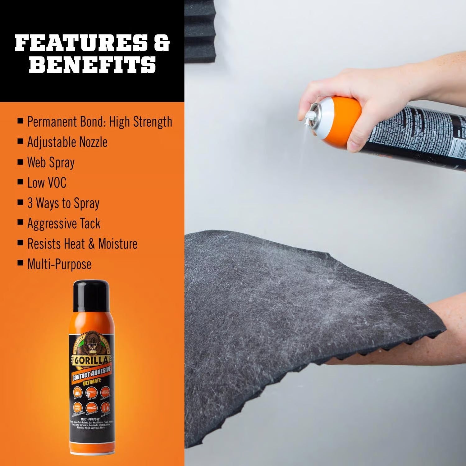 Gorilla Glue Ultimate Spray Adhesive, 12.2-oz. (109852)