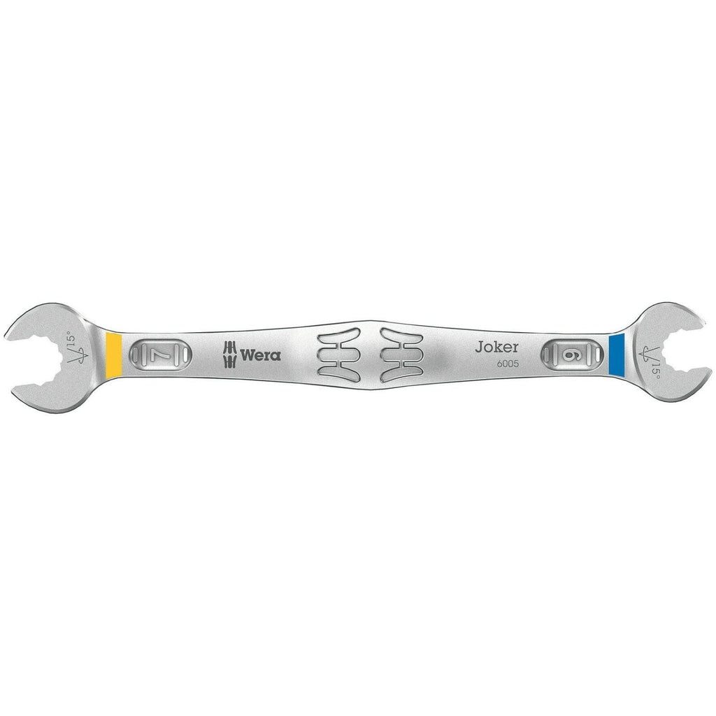 Wera 6005 Joker Double Open End Wrench, 6x7x111.8-mm.