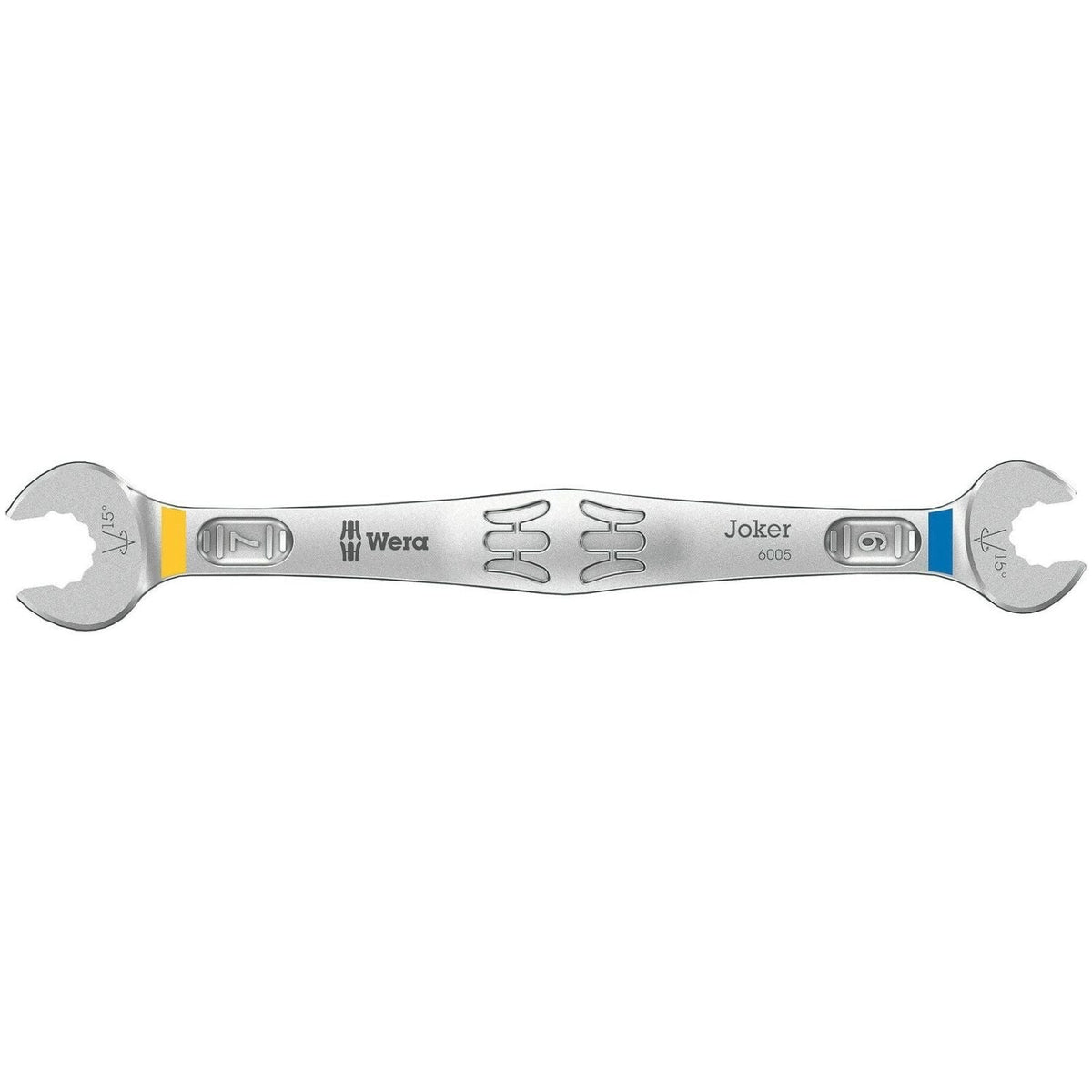 Wera 6005 Joker Double Open End Wrench, 6x7x111.8-mm.