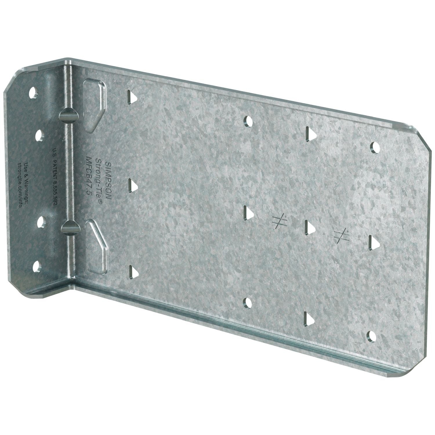 Simpson Strong-Tie MFCB47.5-R25 MFCB 7-1/2-in. Bypass Framing Fixed-Clip Connector, 25-Pack