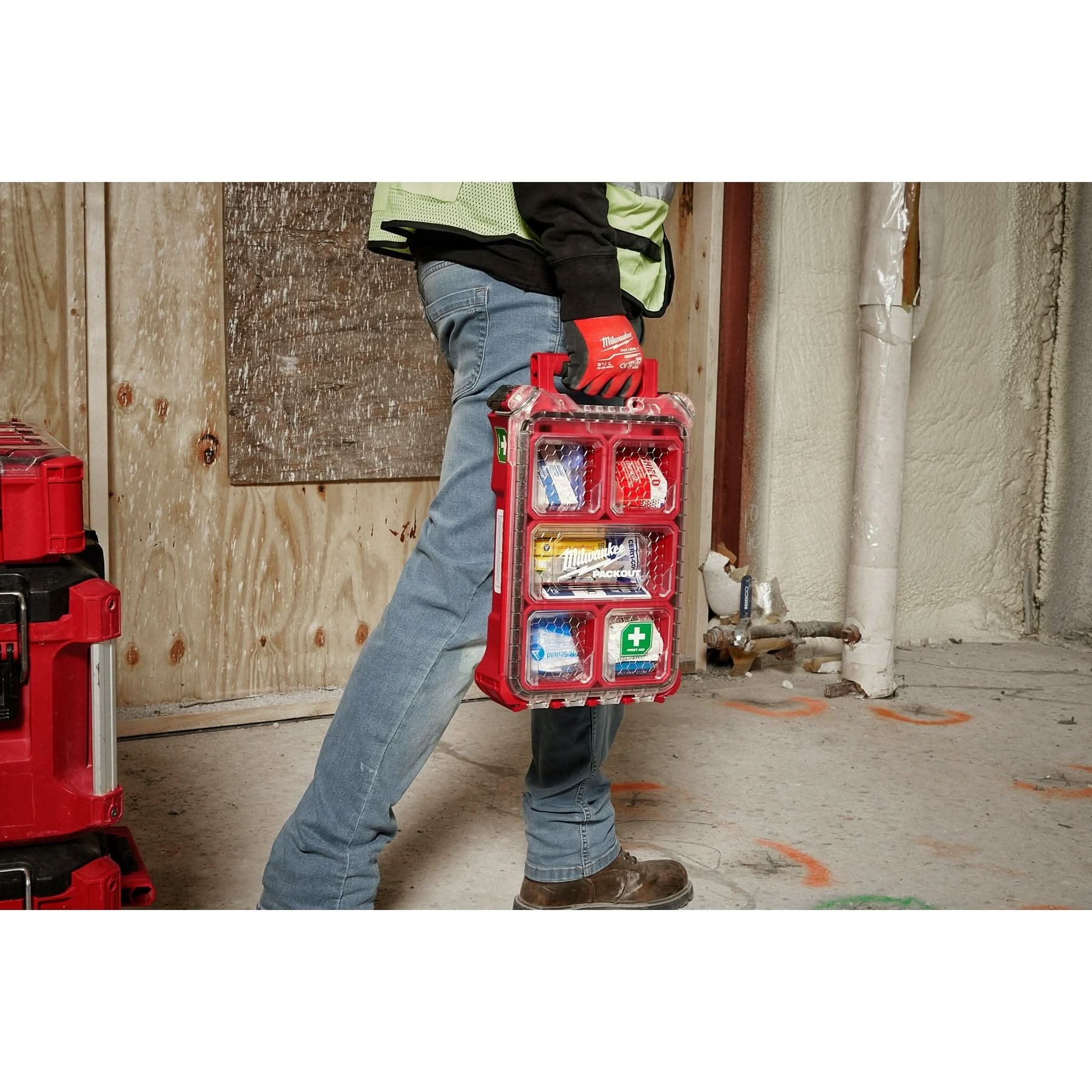 Milwaukee 48-73-8435C 79PC Class A Type III PACKOUT First Aid Kit