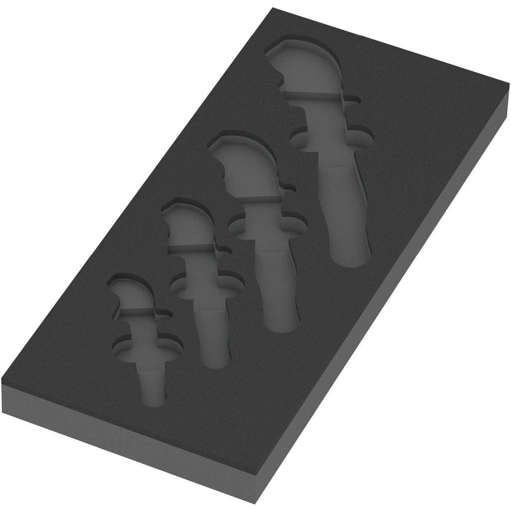 Wera 9834 Foam Insert 6004 Joker VDE Set 1, Empty, 172x30x392-mm.