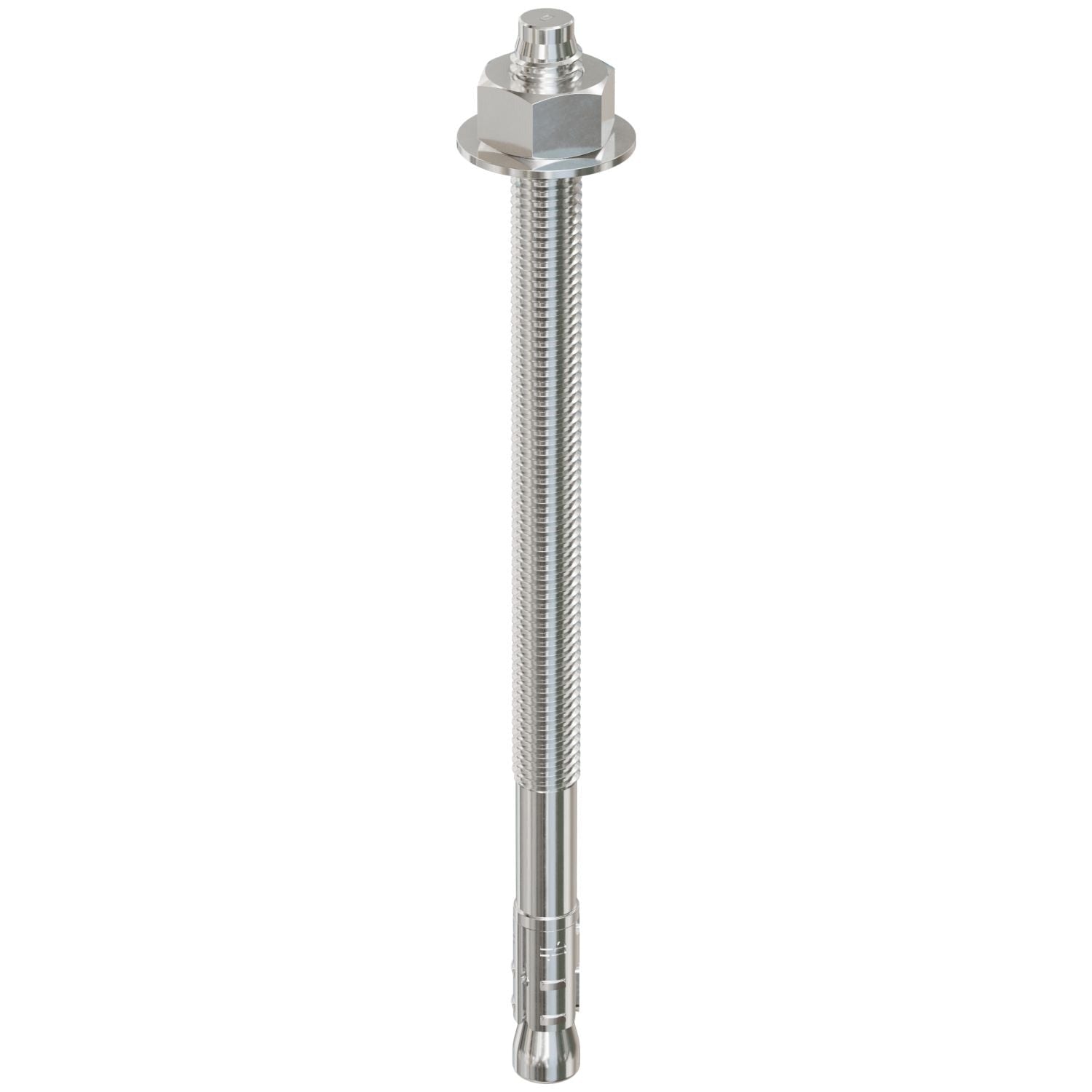 Simpson Strong-Tie STB2-50812S4F20 Strong-Bolt 2, 1/2-in. x 8-1/2-in. Type 304 Stainless-Steel Wedge Anchor, Fully Assembled, 20-Pack