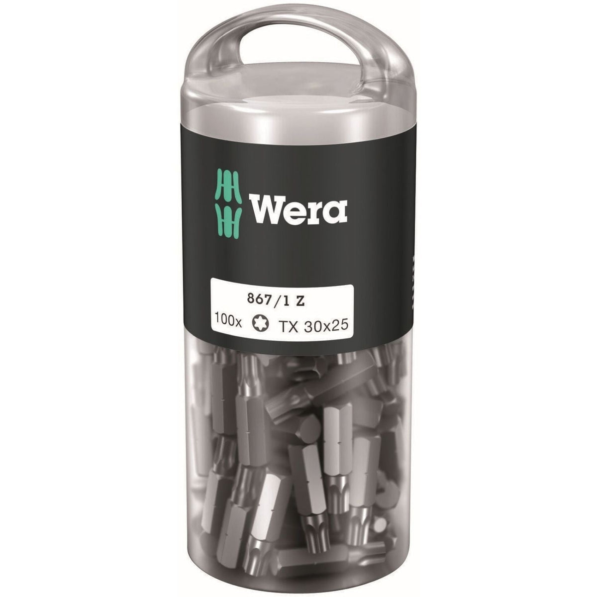 Wera 867/1 Torx Diy 100, Torx 30x25-mm., 100-Pieces