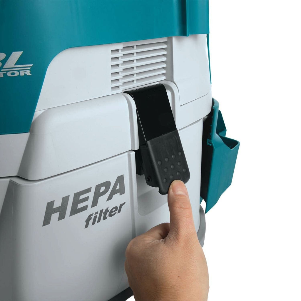 Makita XCV24ZX 36V (18V X2) LXT Brushless 4 Gallon HEPA Filter Dry Dust Extractor, Tool Only