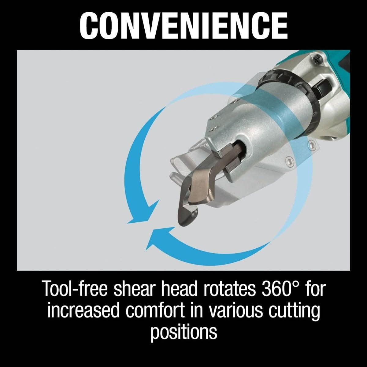 Makita XSJ04Z 18V LXT Lithium-Ion Brushless Cordless 18 Gauge Offset Shear, Tool Only