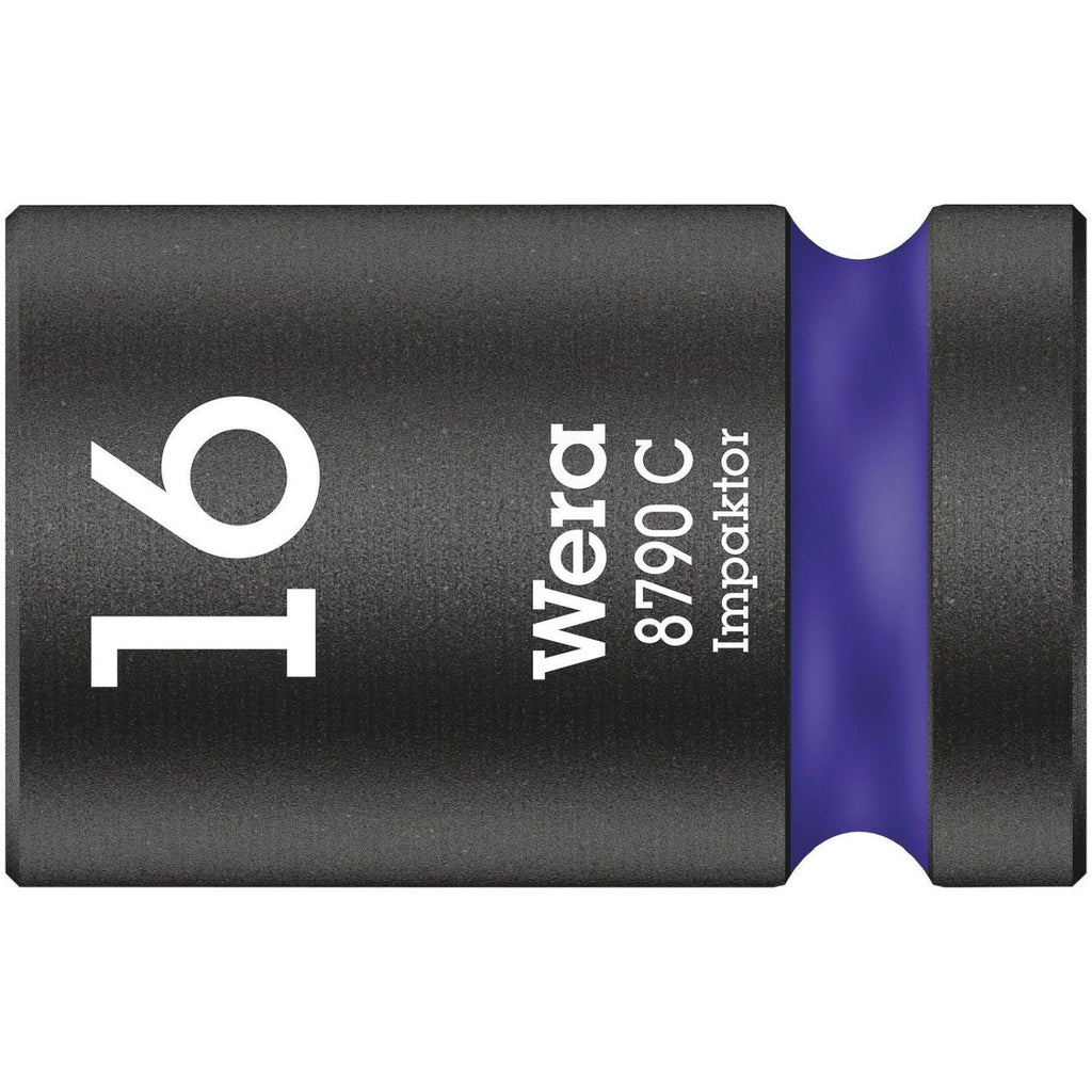 Wera 8790 C Impaktor Socket With 1/2-in. Drive, 16x38-mm.