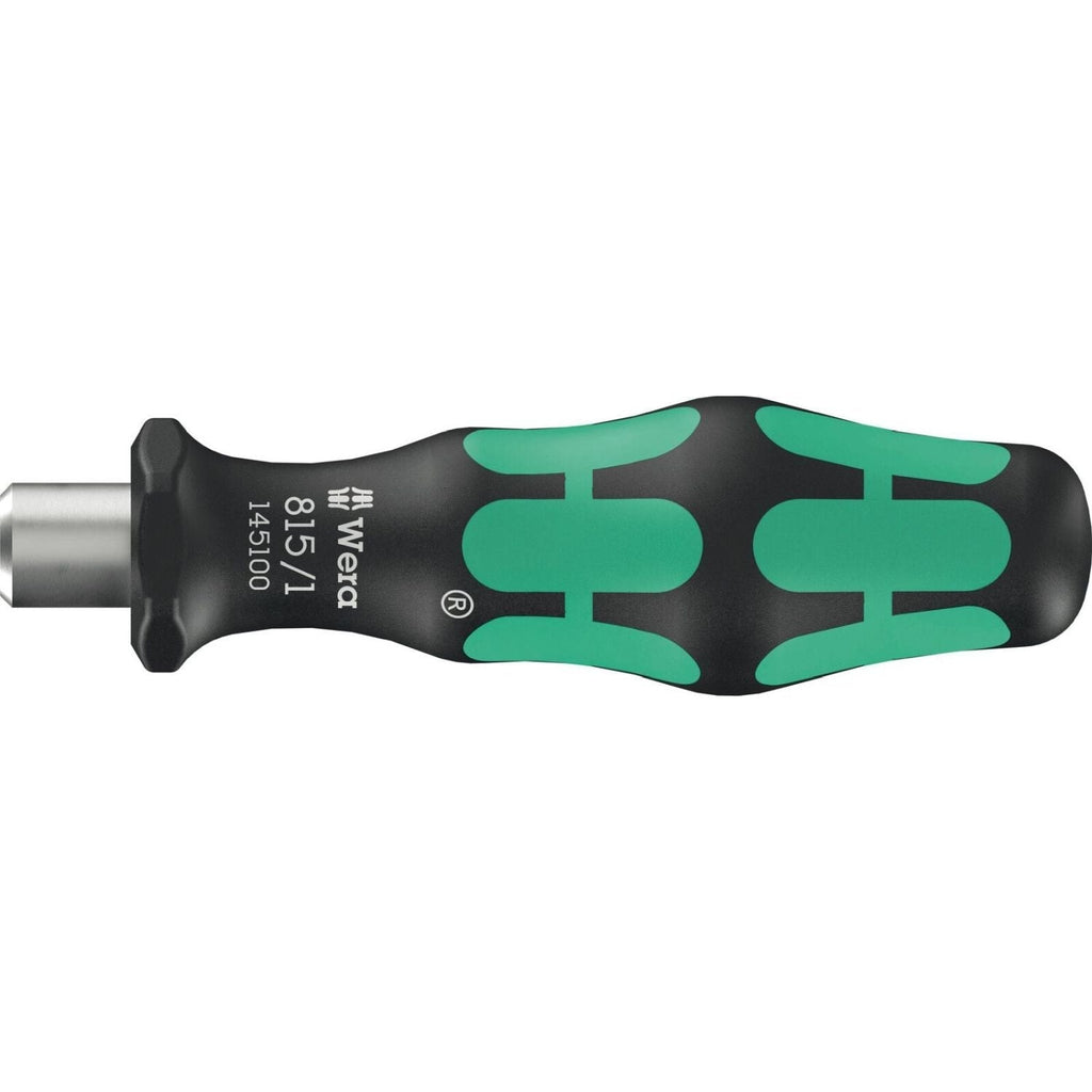 Wera 815/1 Bitholding Screwdriver, 1/4-in., 1/4-in.x78-mm.