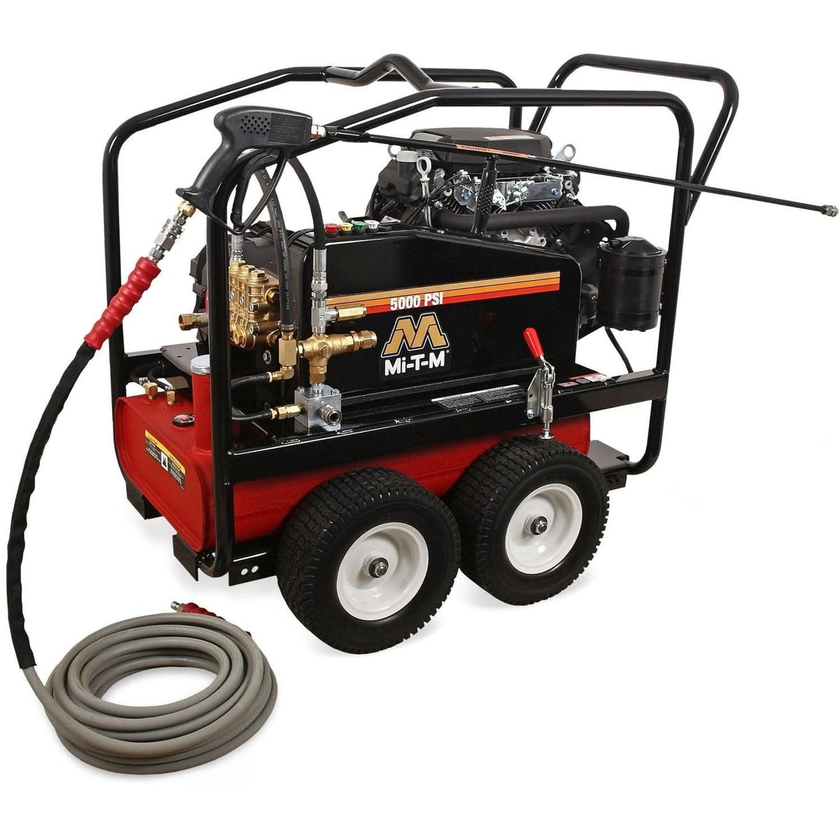 Mi-T-M CWC-5004-4MAH CWC Premium Series 5000 PSI Gasoline Belt Drive Cold Water Pressure Washer