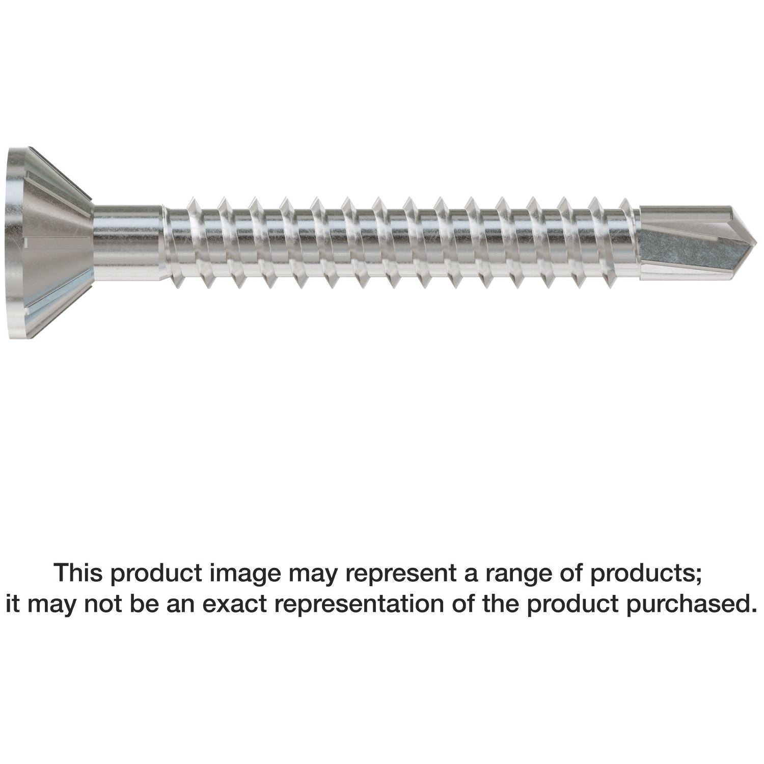 Simpson Strong-Tie SSFHSD112S1016 FHSD Wood-to-CFS Screw (Collated), #10 x 1-1/2-in. #2SQ, Flat Head, Type 410, 1000-Pack