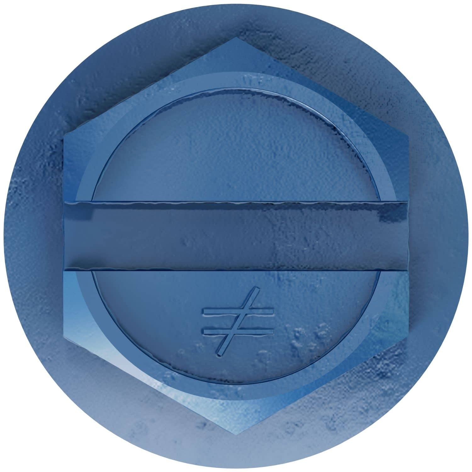 Simpson Strong-Tie TNT18114HC75 Titen Turbo, 3/16-in. x 1-1/4-in. Hex-Head Concrete and Masonry Screw, Blue, 75-Pack