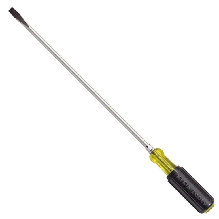 Klein 602-12 3/8" Keystone-Tip Screwdriver 12" Heavy-Duty Round-Shank