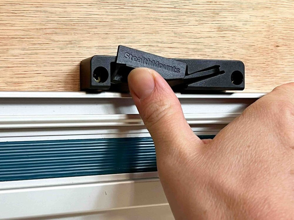 StealthMounts Track Saw Rail Mount Black, 2-Pack