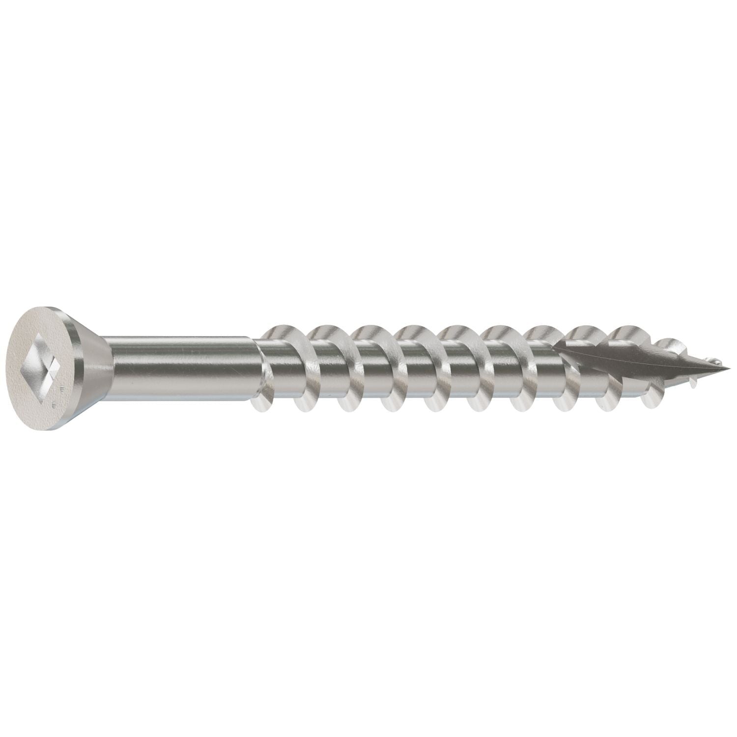 Simpson Strong-Tie S07C162FBP Trim-Head Screw, Square Drive, #7 x 1-5/8-in. #1 SQ, Type 305, 135-Pack
