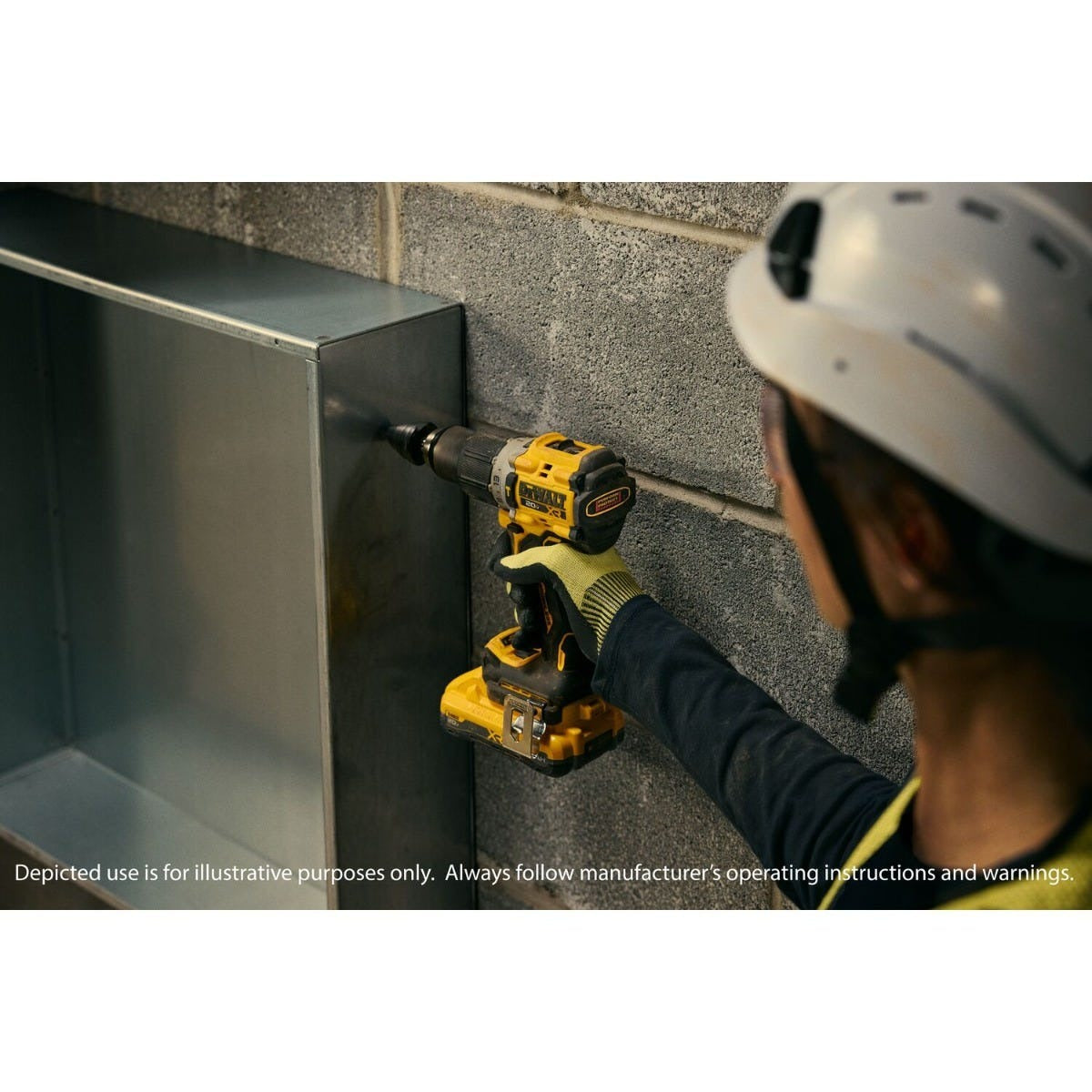 DeWALT DCD806B 20V MAX XR Brushless Cordless 1/2-in. Hammer Drill w/ POWERSTACK 3.5Ah Battery & Charger Starter Kit
