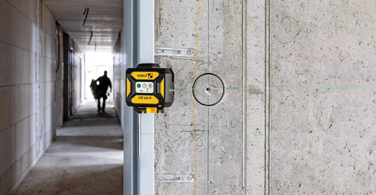 Stabila 03190 Cross Line Plus Plumb Dot Laser Level LAX 320 G