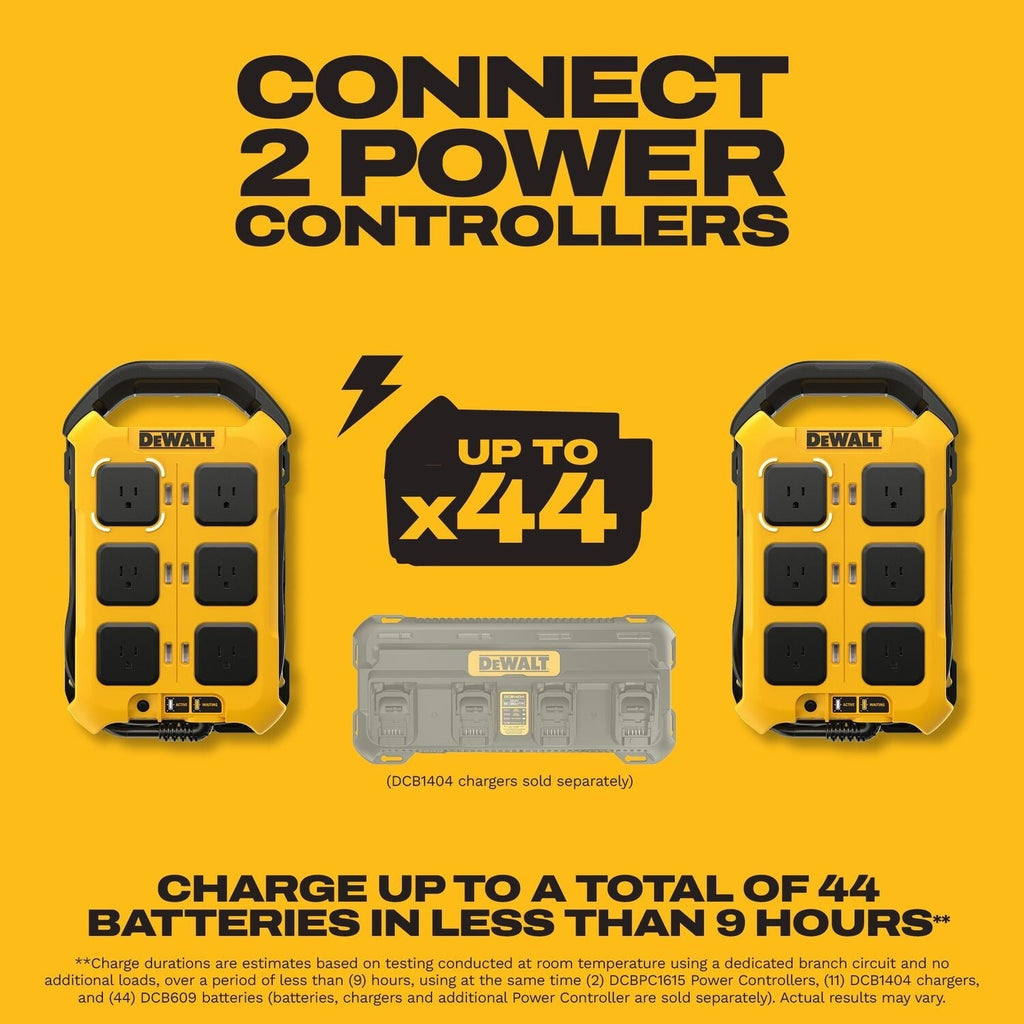 DeWALT DCBPC1615 15-Amp 6-Outlet Multi-Charger Power Controller