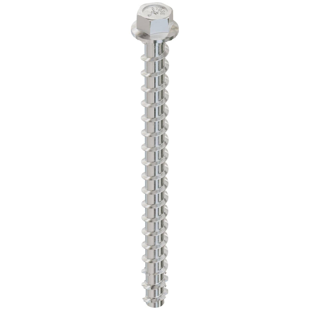 Simpson Strong-Tie THDC25400H6SS Titen HD 1/4-in. x 4-in. Type 316 Stainless-Steel Heavy-Duty Screw Anchor, 50-Pack