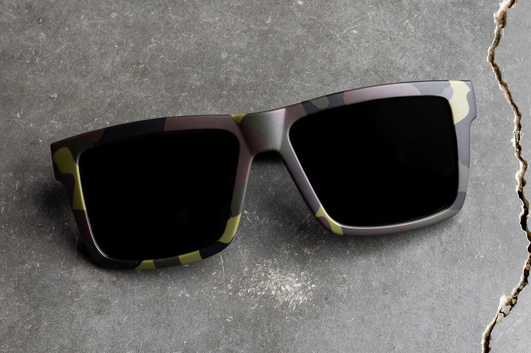 Heat Wave XL VISE Z87 Fleck Camo Sunglasses