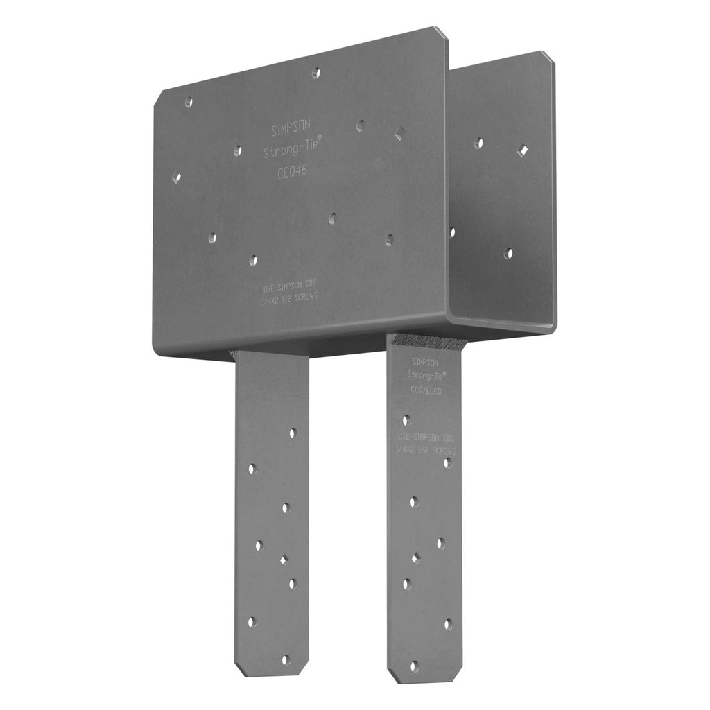 Simpson Strong-Tie CCQ46SDS2.5 CCQ Column Cap for 4x Beam, 6x Post with Strong-Drive SDS Screws