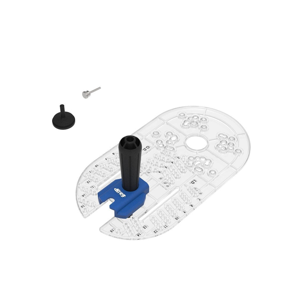 Kreg Tool Trim Router Base Plate with Handle for Circle Cutting, Fits Most Trim Routers (KRTBP100)
